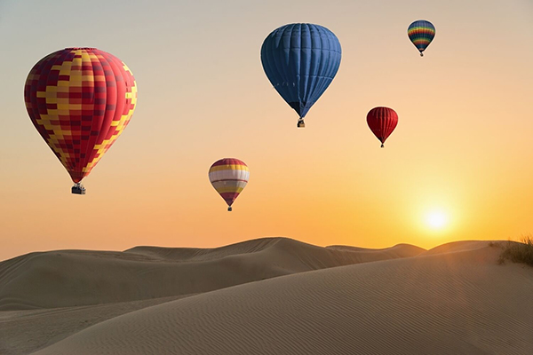 A Mesmerizing journey Hot Air Balloon Ride in Dubai 